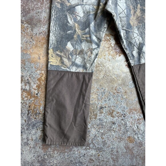 Vtg Wrangler Pro Grear Brush Guard Realtree Canvas Camo Hunting Jeans Men 38x32 - Picture 8 of 8